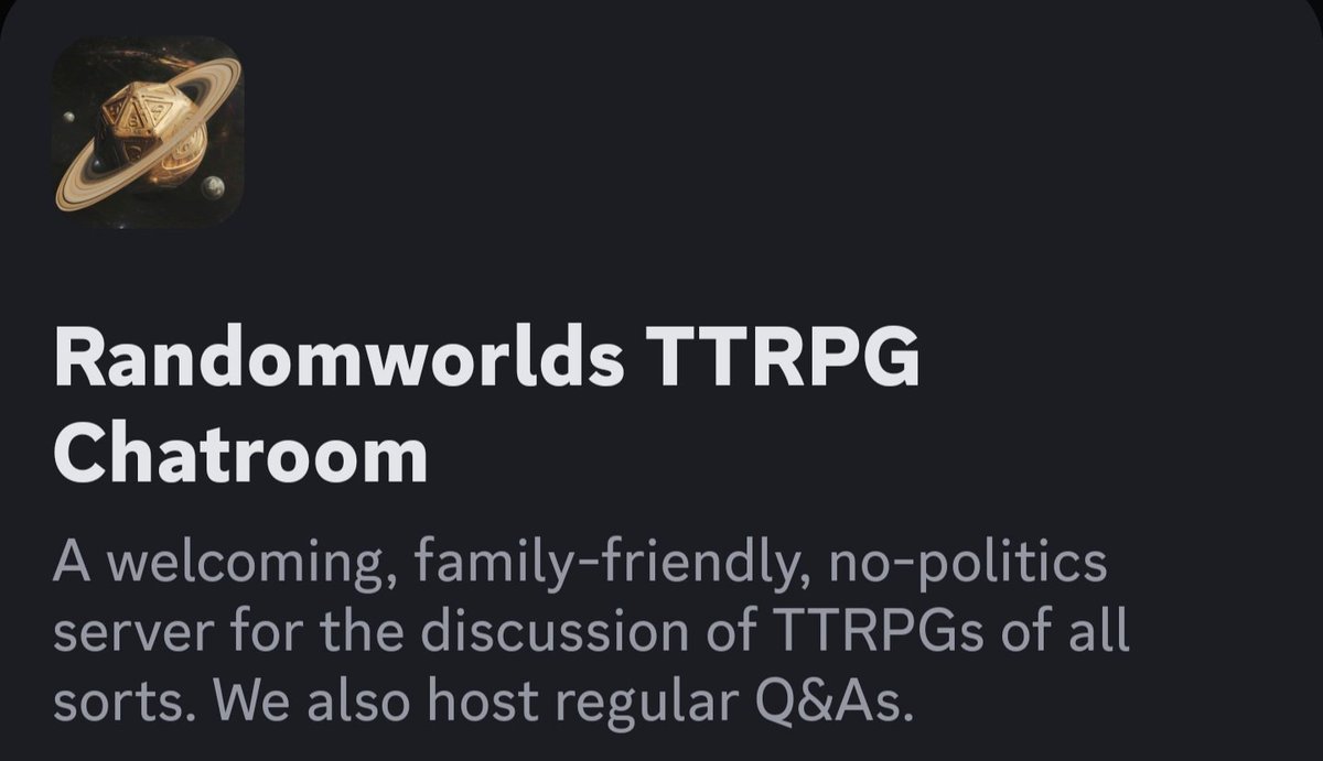 3HoundGames's tweet photo. Sorry for the quiet — we’ve been recovering from an amazing Gen Con!
Exciting announcements are coming as we gear up for the SDS: Fantasy Kickstarter launch.

https://t.co/NDBl4uD5cD

🎤 Join our live Q&amp;A TONIGHT on Randomworlds Discord!
🕣 8:30 ET / 7:30 CT
#SingleDieSystem #RPG https://t.co/tzq1Dx3Jx3