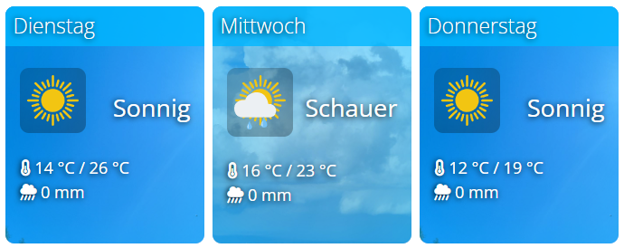 VulkanWetter's tweet photo. Der Hochsommer gibt nochmal alles. Aber nach Mittwoch geht es wieder spürbar bergab mit den Temperaturen... 📉

Vorhersage: https://t.co/scT6fzPpgc

#Vogelsberg #Hochsommer 

ℹ️ Gezeigte Vorhersage gilt für Hartmannshain https://t.co/RiLrbixELw