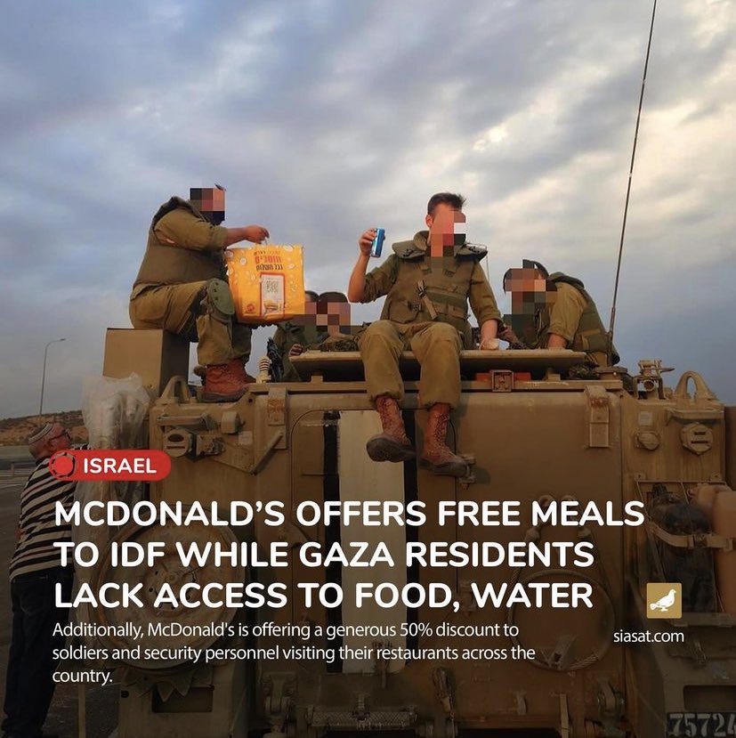 BOYCOTT MCDONALD'S..DO NOT HYPE THIS COLLAB AND FOR THE LOVE OF GOD STOP WITH YOUR SOLD OUT SHIT
#BoycottCoke #SpeakYourselfBts 
#SpeakUpBTS
#boycottStarbucks #boycottMCD 
#HYBEDivestFromZionism 
<a href="/BTS_twt/">방탄소년단</a> <a href="/bts_bighit/">BTS_official</a>