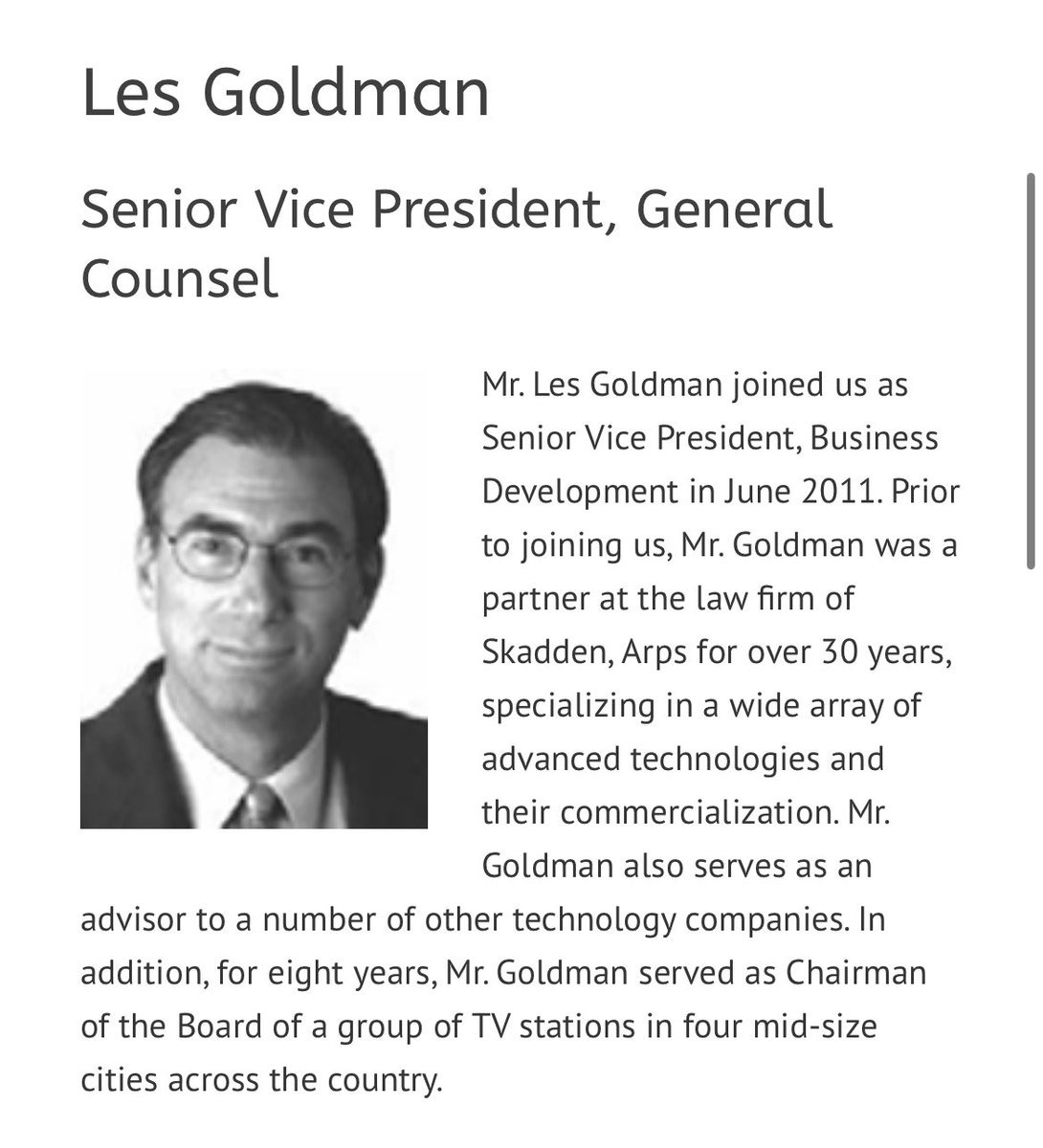 $NWBO

Very sad to hear Les Goldman has passed away. 

He’s been a major part of NWBO since he became VP of NWBO in 2011 and he had deserved to experience the final chapter of getting DCVax-L approved.

Condolences to the Goldman family.

🙏🏻

prnewswire.com/news-releases/…