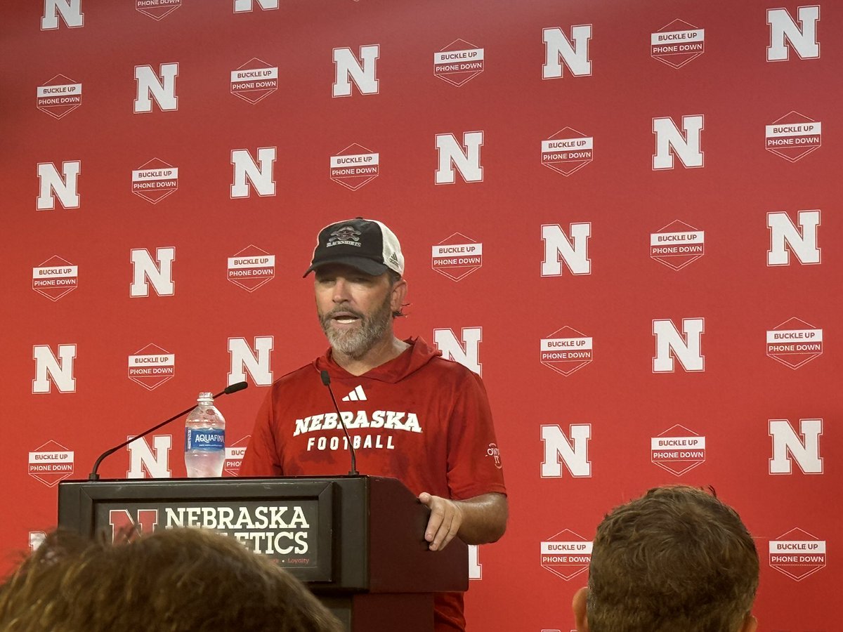 DC John Butler says he feels good about the depth at all levels of Nebraska’s defense. #huskers
