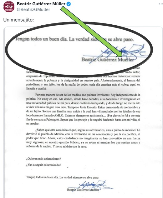 qtf's tweet photo. Escribió mal su propio nombre... ¿? 
Aquí hay varias cosas que no cuadran. Los medios españoles, como ABC, siguen sosteniendo que Beatriz G. Müller vivirá en La Moraleja, Madrid. 
¿Nos estará diciendo la verdad? https://t.co/3w61Qw7o5Z