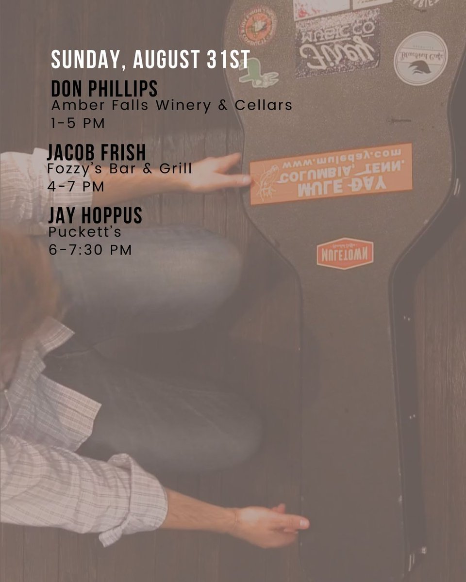 experiencemaury's tweet image. 🎶 Get ready to rock! 🎸 Check out next week's LIVE MUSIC LINEUP!🎤✨ 

#LiveMusic #Events #ExperienceMaury