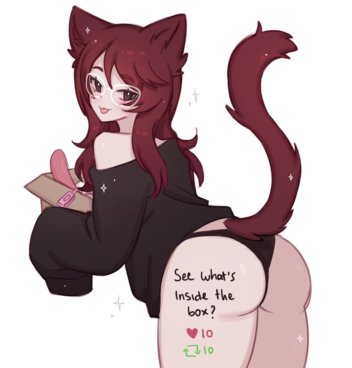 2 goonettes doing a trade:p