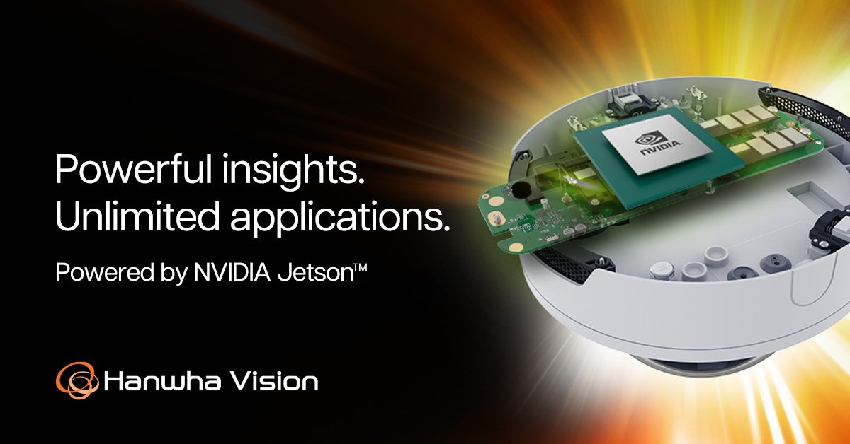 PSA Security Network (@psasecurity) on Twitter photo Unlock next-gen AI with <a href="/HanwhaVision/">Hanwha Vision America</a> devices powered by NVIDIA Jetson™ – the first IP security devices on this platform.
Smarter cities, secure transit, retail insights & custom AI apps, all in real time.
🔗 Learn more: hanwhavisionamerica.com/nvidia-jetson/
#SmartSecurity #NVIDIAJetson #AI Unlock next-gen AI with <a href="/HanwhaVision/">Hanwha Vision America</a> devices powered by NVIDIA Jetson™ – the first IP security devices on this platform.
Smarter cities, secure transit, retail insights & custom AI apps, all in real time.
🔗 Learn more: hanwhavisionamerica.com/nvidia-jetson/
#SmartSecurity #NVIDIAJetson #AI