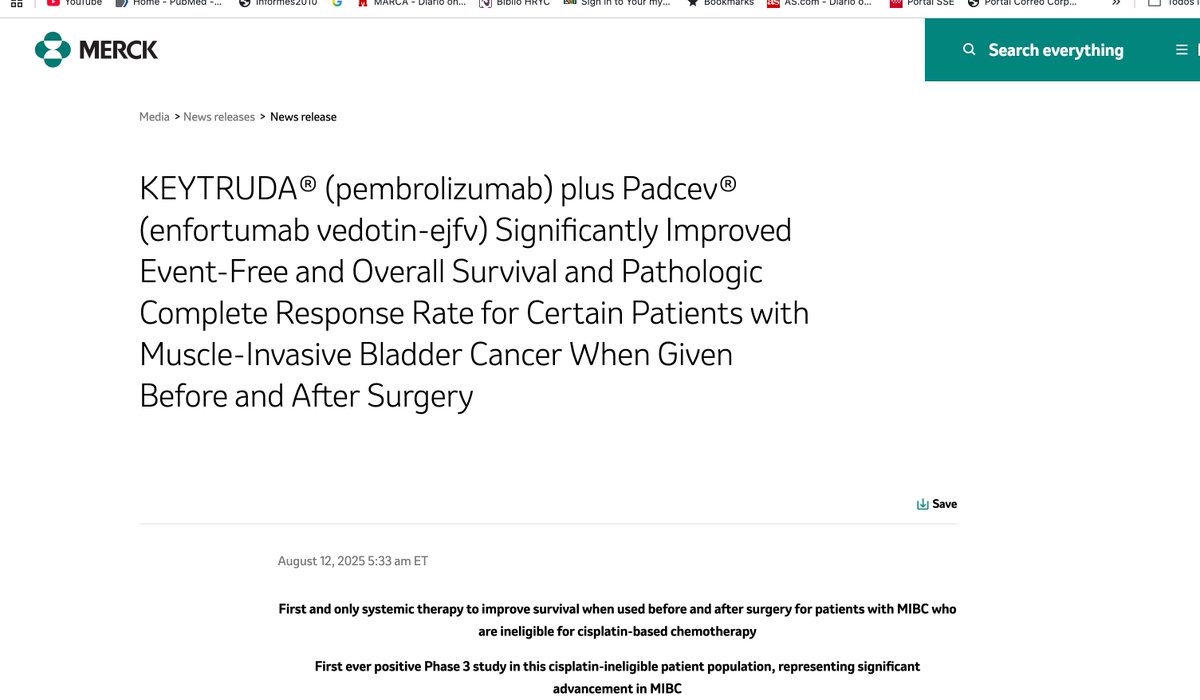 Enrique Grande (@drenriquegrande) on Twitter photo How exciting #ESMO25 looks like in thge perioperative management of #bladdercancer 🥰🥰🥰
<a href="/myESMO/">ESMO - Eur. Oncology</a> #IMvigor011 #EV303 ... and more to come!!!!! How exciting #ESMO25 looks like in thge perioperative management of #bladdercancer 🥰🥰🥰
<a href="/myESMO/">ESMO - Eur. Oncology</a> #IMvigor011 #EV303 ... and more to come!!!!!