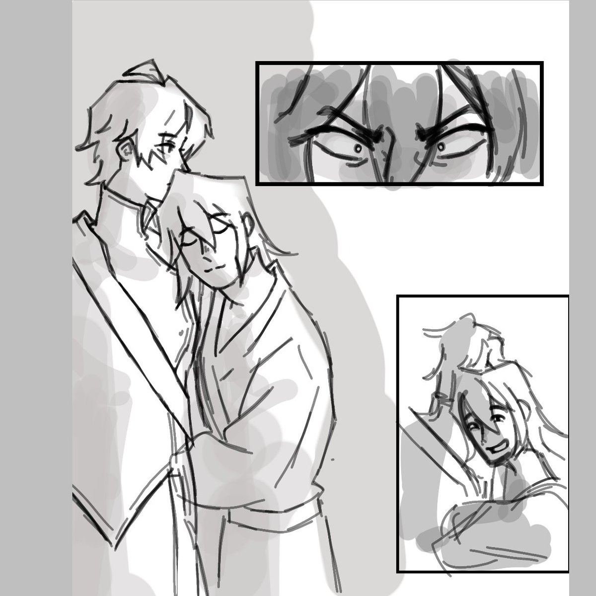 MagaliD49984772's tweet photo. De repente me surgió la inspiración para dibujar otra escena de un ff phaidei pero mientras avanzaba los trazos, iba perdiendo salud mental🤨
#phaidei
#comic #dibujos #fanfict https://t.co/F0Ro4cHYQt