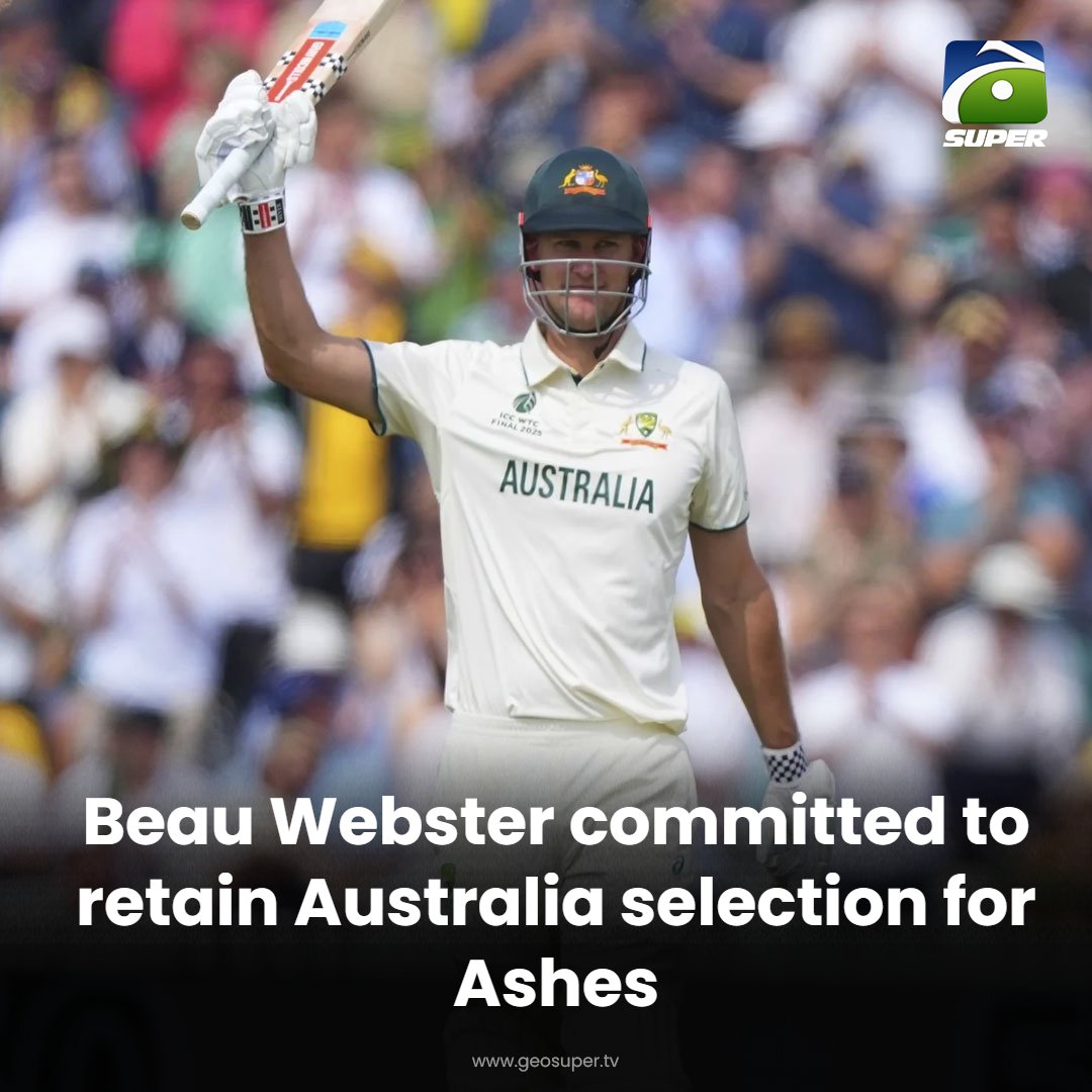 geosupertv's tweet photo. Webster upbeat for Ashes berth! ๐ช๐
Read More: https://t.co/PuNwcrlY3H
#BeauWebster #Ashes #CricketAustralia https://t.co/wixGLCfWdr