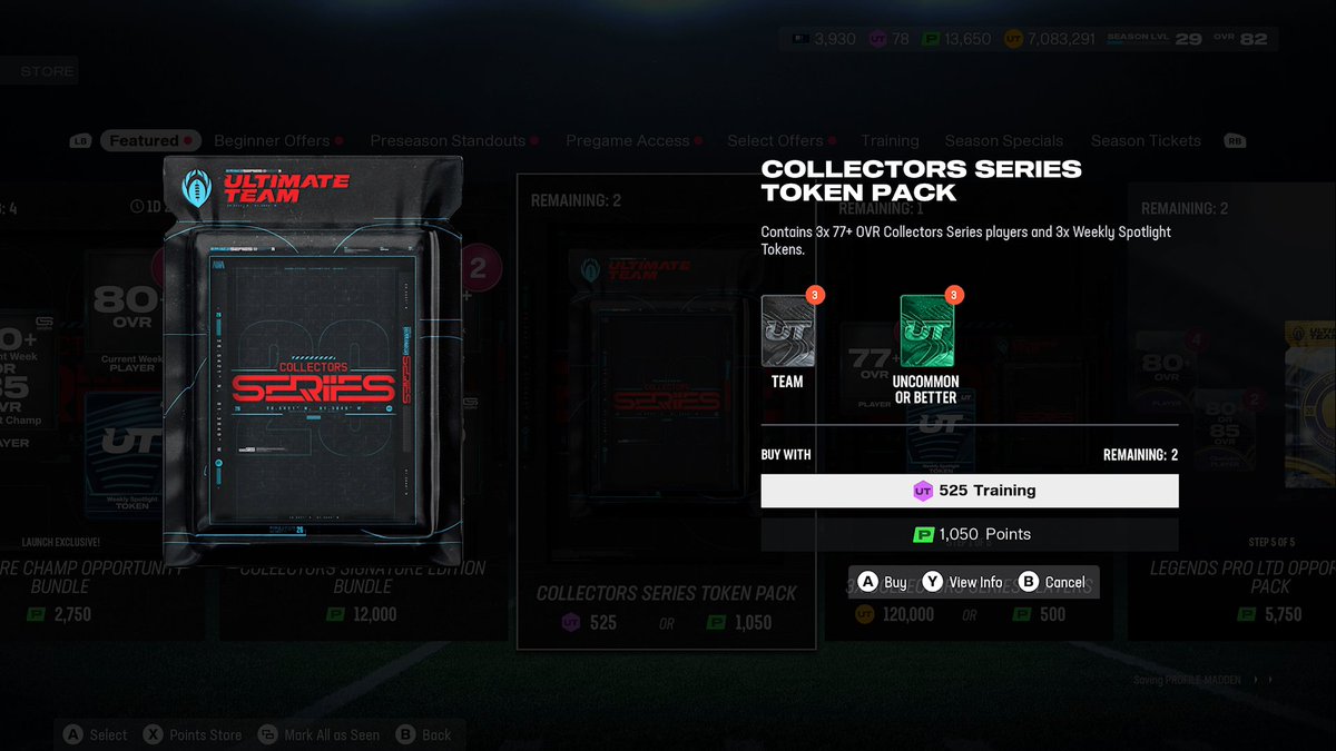 Collector Series packs