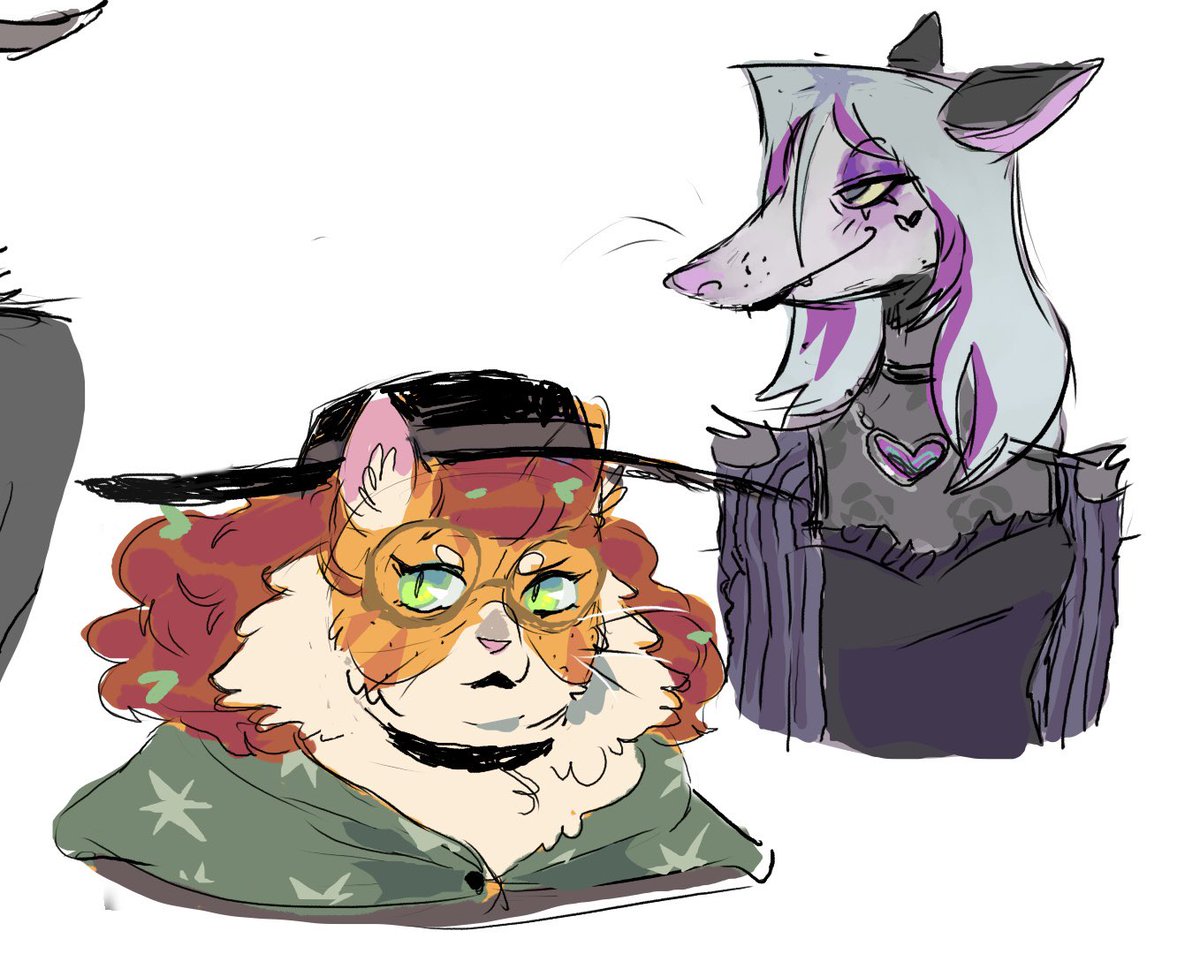 Sable and Mikaela as furries because