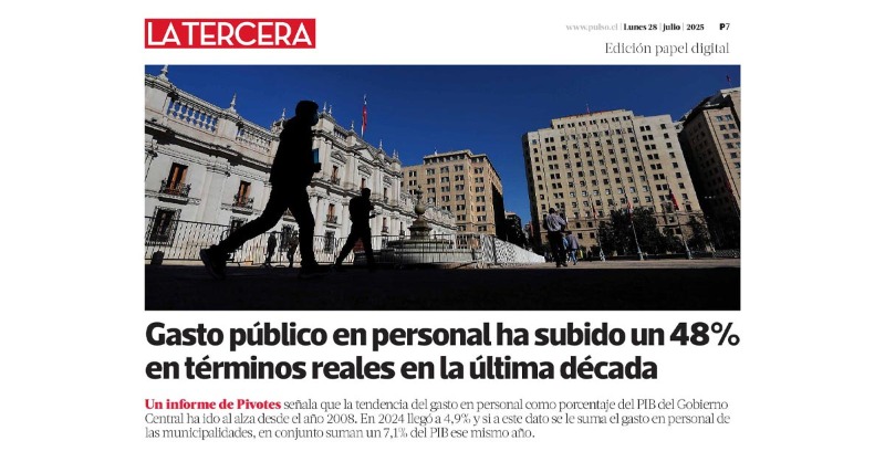 Pivotes_cl's tweet photo. Pivotes Evidencia:
Radiografía del empleo público

Se estima que 1.208.000 personas trabajan en el sector público, con 650.000 en el Gobierno Central y 450.000 en municipalidades.

¿Qué implicancias tienen estas cifras para la gestión pública?

Conoce más aquí: