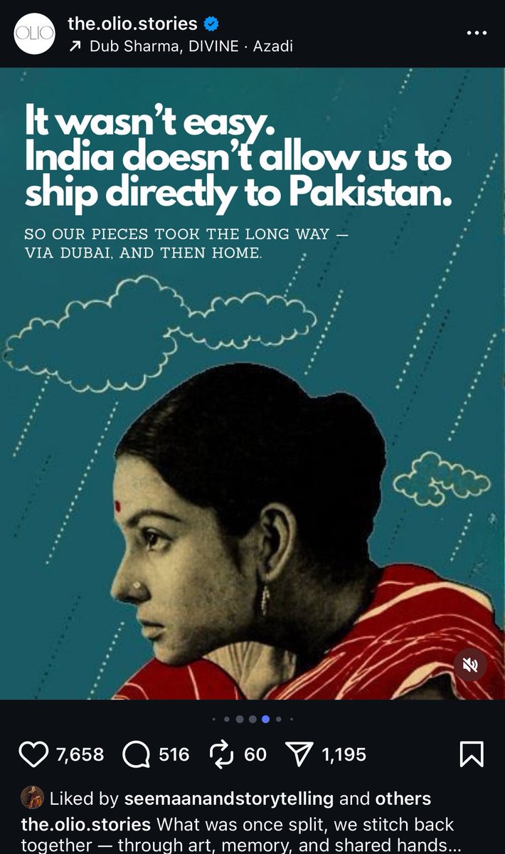 Finally an apology, but they are still denying that they are not selling their products in Pakistan. It’s not a false narrative, they are trying to cover up. The second image is the post from their own Instagram page where they have written clearly they have taken Dubai route to