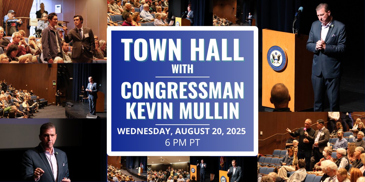 📢 Town Hall with Congressman Kevin Mullin 📢

Hey San Bruno! Join the town hall to hear updates from California’s 15th Congressional District representative on work in Washington, D.C. Check-in begins at 5:30 PM RSVP is required.

When: Wednesday, August 20, 2025 at 6:00 PM