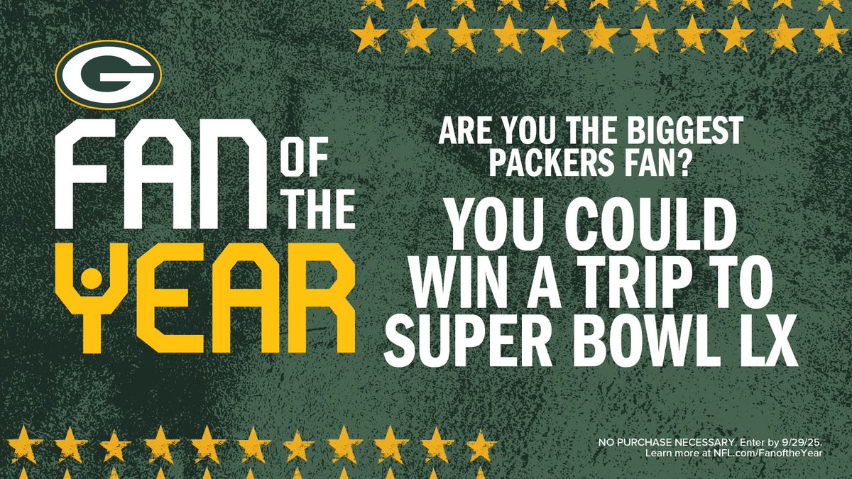 PACKOWNER2011's tweet photo. ITS THAT TIME AGAIN TO VOTE FOR THE NFL FAN OF THE YEAR!!! PACKER OWNER IS GOING FOR THE PACKERS FAN OF THE YEAR!!!! INSTRUCTIONS ARE IN THE POST ON HOW TO VOTE FOR ME AND USE THIS PICTURE IN THE POST OF ME TO VOTE FOR ME!!!!!💚💛💚🧀🧀🧀🧀
#PACKEROWNER #GoPackGo    @packers https://t.co/q9HE2ladMB