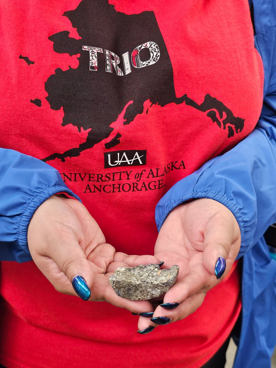 GMC curator Kurt Johnson recently shared his knowledge and love of geology with the students from the <a href="/uaanchorage/">UAA</a> TRIO program. Students got to tour the facility, examine samples, and learn about Alaska geology.