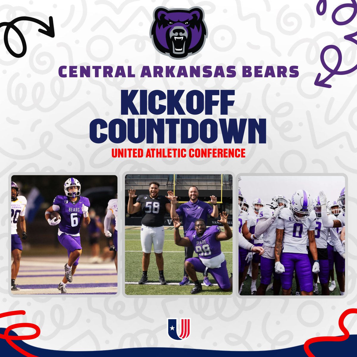 uacfootball (@uacfootball) on Twitter photo 𝗞𝗜𝗖𝗞𝗢𝗙𝗙 𝗖𝗢𝗨𝗡𝗧𝗗𝗢𝗪𝗡🔢
We continue our #UACFootball🏈 preseason preview with the 5th of our 9⃣ teams... #FearTheStripes
➡️Today's Feature: <a href="/UCA_Football/">𝗨𝗖𝗔 𝗕𝗘𝗔𝗥𝗦 𝗙𝗢𝗢𝗧𝗕𝗔𝗟𝗟</a>
🔗 | uacfootball.com/news/2025/8/18… 𝗞𝗜𝗖𝗞𝗢𝗙𝗙 𝗖𝗢𝗨𝗡𝗧𝗗𝗢𝗪𝗡🔢
We continue our #UACFootball🏈 preseason preview with the 5th of our 9⃣ teams... #FearTheStripes
➡️Today's Feature: <a href="/UCA_Football/">𝗨𝗖𝗔 𝗕𝗘𝗔𝗥𝗦 𝗙𝗢𝗢𝗧𝗕𝗔𝗟𝗟</a>
🔗 | uacfootball.com/news/2025/8/18…