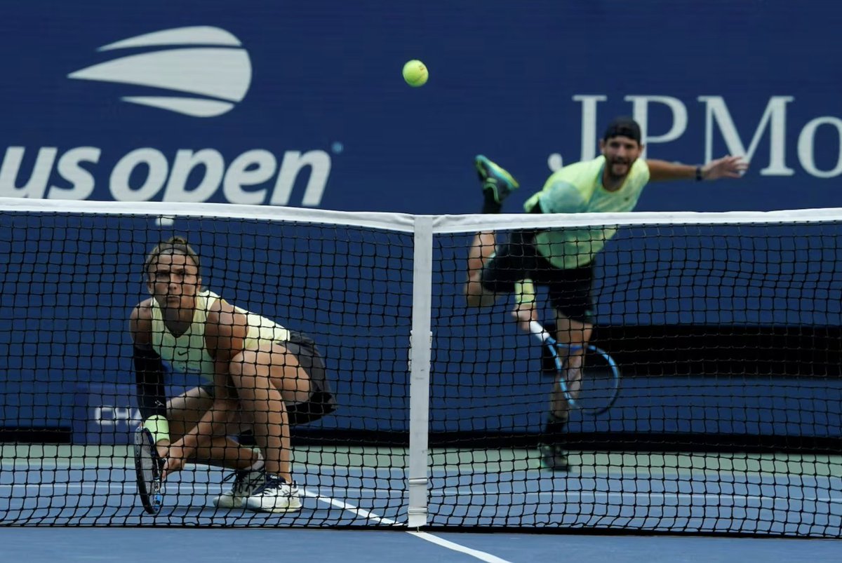Sports Business Journal (@sbj) on Twitter photo The @USTA's bold revamp of the U.S. Open's Mixed Doubles Championship is making a racket among fans.
A $1M prize has drawn big-name players so far.
One week before play begins on Aug. 19, available tickets at Arthur Ashe had sold out.
via <a href="/rob_schaef/">Rob Schaefer</a>: ow.ly/SkNu50WHIP1 The @USTA's bold revamp of the U.S. Open's Mixed Doubles Championship is making a racket among fans.
A $1M prize has drawn big-name players so far.
One week before play begins on Aug. 19, available tickets at Arthur Ashe had sold out.
via <a href="/rob_schaef/">Rob Schaefer</a>: ow.ly/SkNu50WHIP1