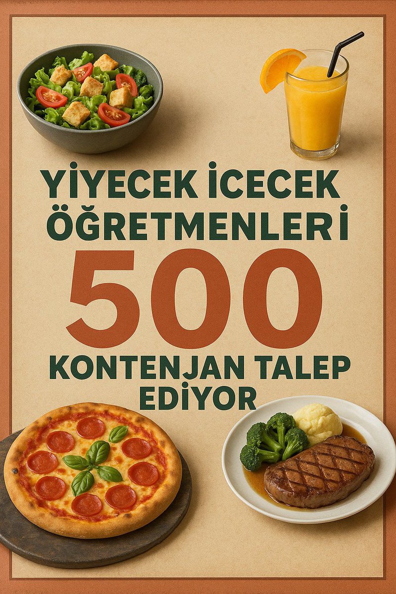 nihallsoylukan's tweet photo. @Yusuf__Tekin Mutfakta pişen emeğimiz sınıflarda öğrenciye ulaşsın, 500 kontenjan şart.
#YiyecekİçecekÖğretmenliği500Kontenjan https://t.co/VBZMC3r1oU