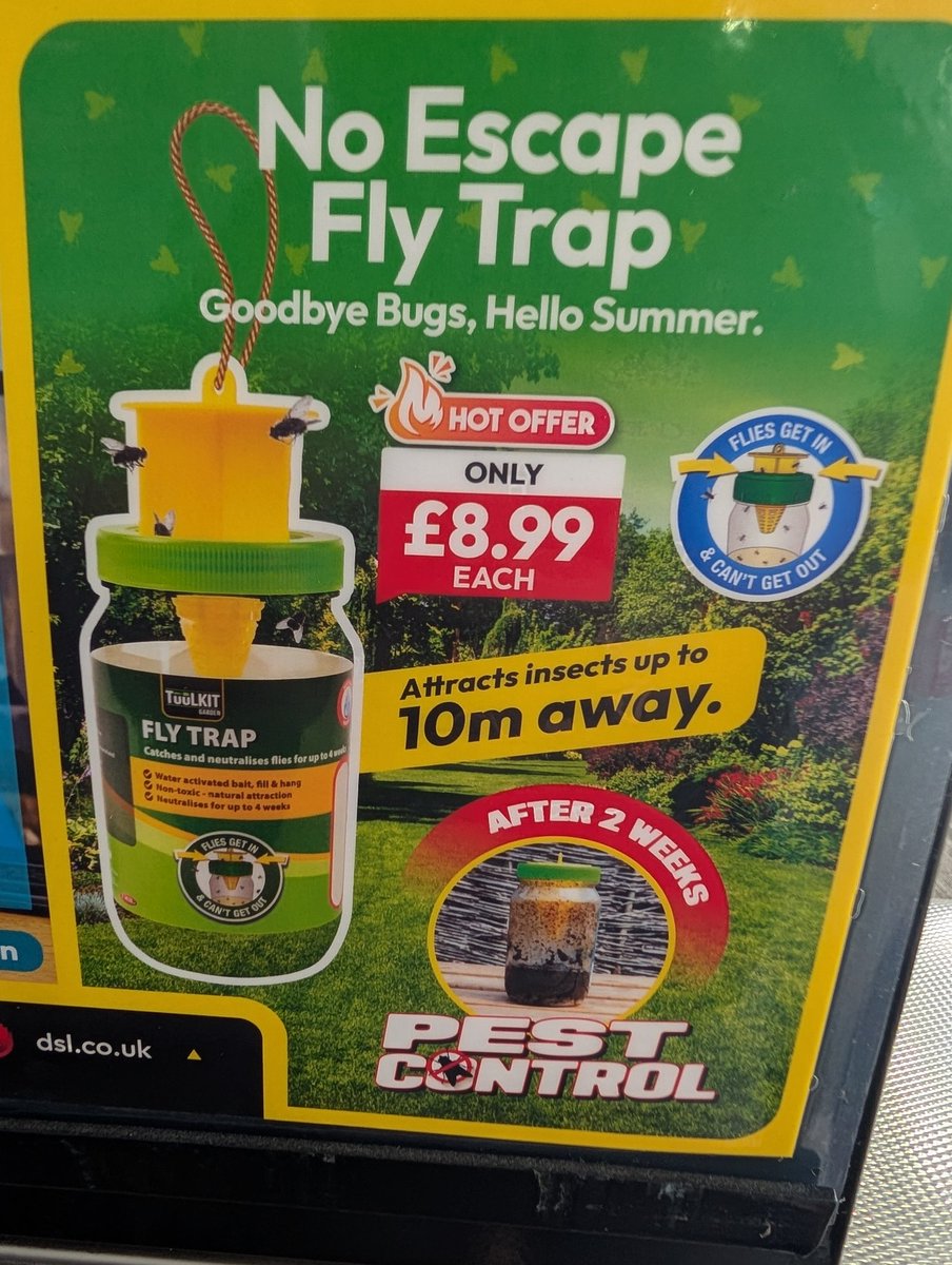 Is it just me or does this fly trap make no sense? " It's attracts flies from 10 m away" that means it flies aren't in your house, this is going to make them come in your house