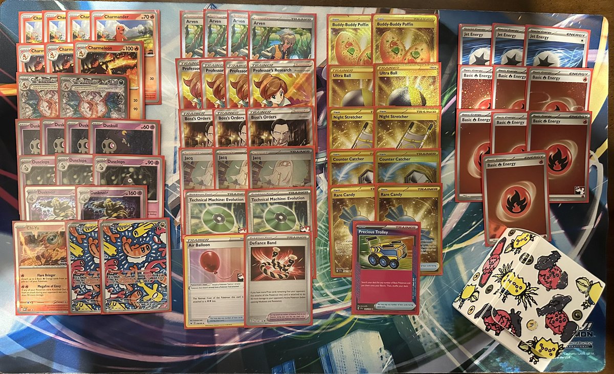 Wooloo_Dan's tweet photo. Worlds is over and I went 2-3 drop after round 2 my mind was fried and that carried over the next rounds and day as a whole but honestly an incredible experience. Deck was so fun to play but luck is quite important for it to work. Onto masters next year s/o below https://t.co/0X5Ycbua3g