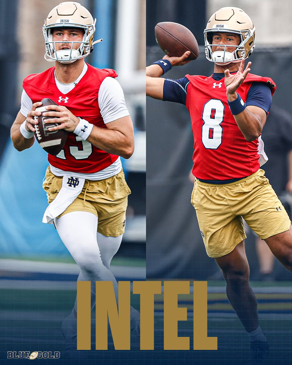 BlueandGold.com (@bginews) on Twitter photo 𝗡𝗘𝗪: <a href="/MikeTSinger/">Mike Singer</a> shares what he's hearing regarding Notre Dame's scrimmage on Sunday ‼️☘️
Read: on3.com/teams/notre-da… 𝗡𝗘𝗪: <a href="/MikeTSinger/">Mike Singer</a> shares what he's hearing regarding Notre Dame's scrimmage on Sunday ‼️☘️
Read: on3.com/teams/notre-da…