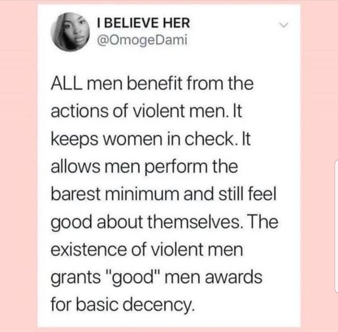 Carina_Amyth's tweet photo. @pinkcels They're just practicing keeping women scared of men. *sigh* https://t.co/tHpCFdW3QH