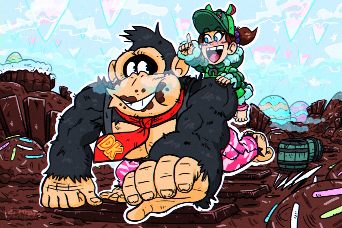 MegatonSlater's tweet image. Freezer Layer 
#DonkeyKongBananza