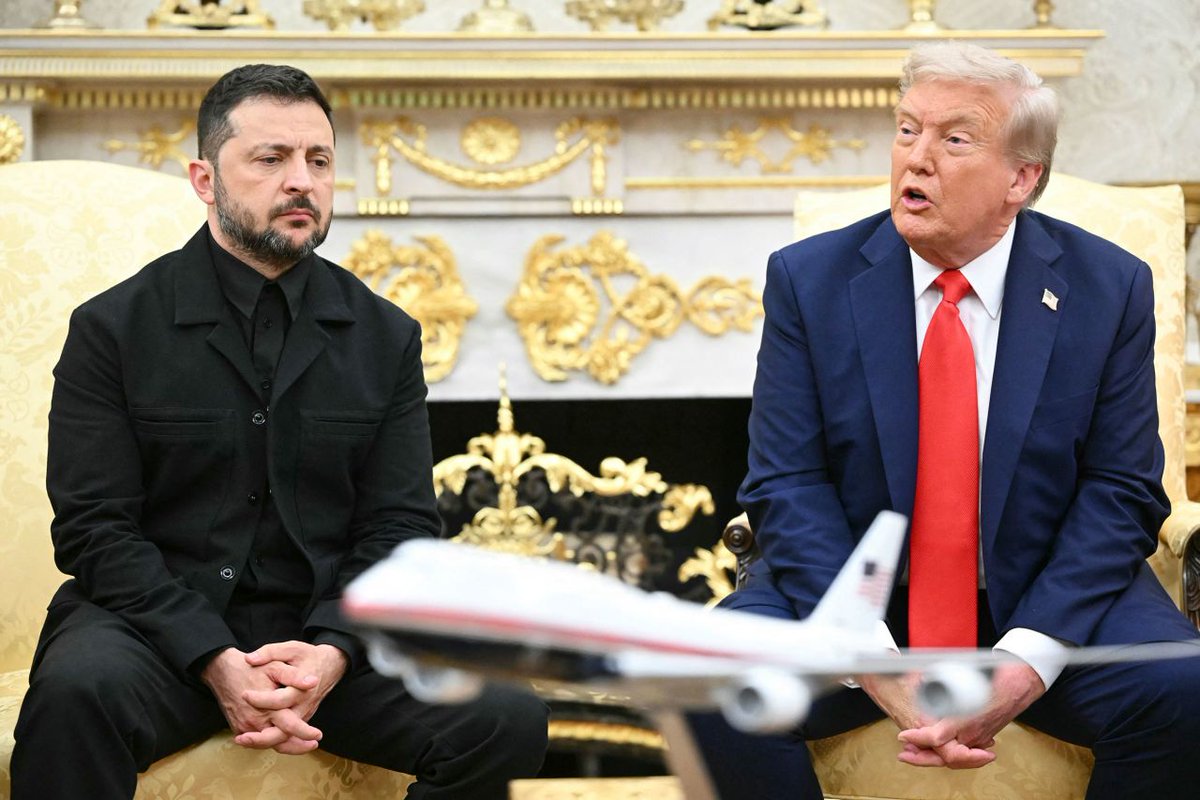 Cherchez les différences entre les deux fois où Zelensky a rencontré Trump dans le bureau ovale à la Maison-Blanche (6 mois d'écart!) 🪙
