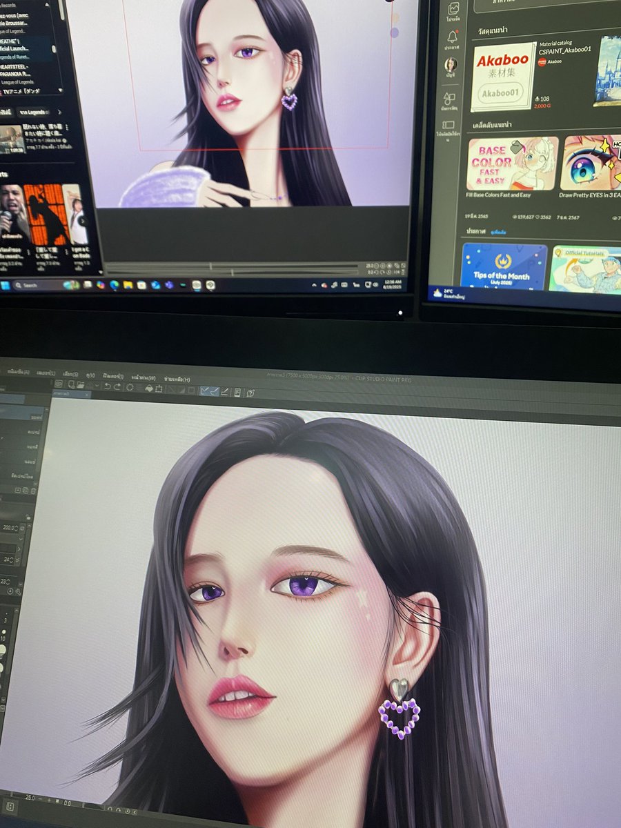 Still a work in progress, roughly 70% done. #digitalarts #digitalpainting  #KARINA #ASPA #fanart