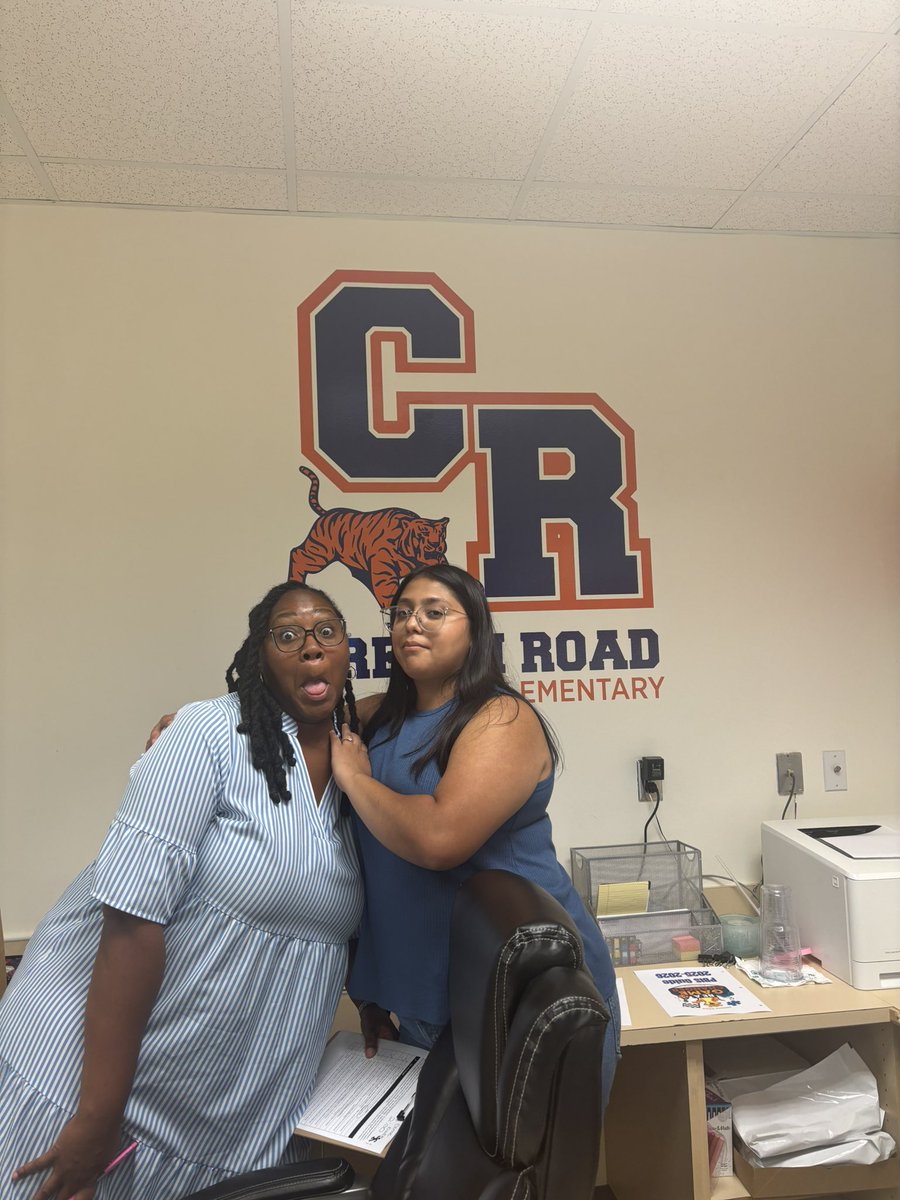 #creechroadelementary New teacher learn the school activity part 4