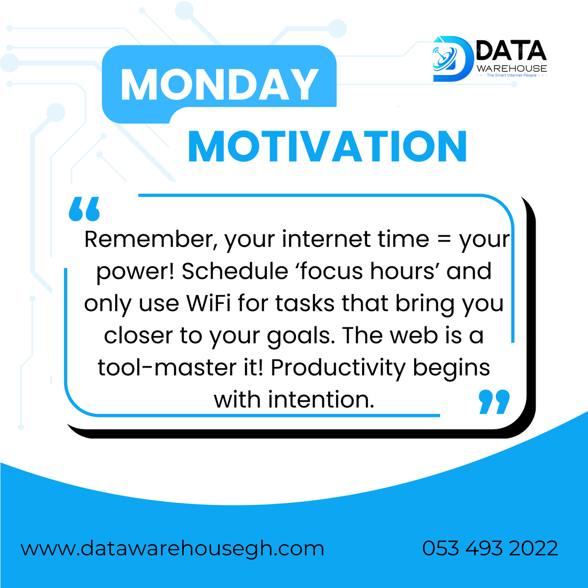 Datawarehousegh's tweet image. #MondayMotivation #datawarehousegh