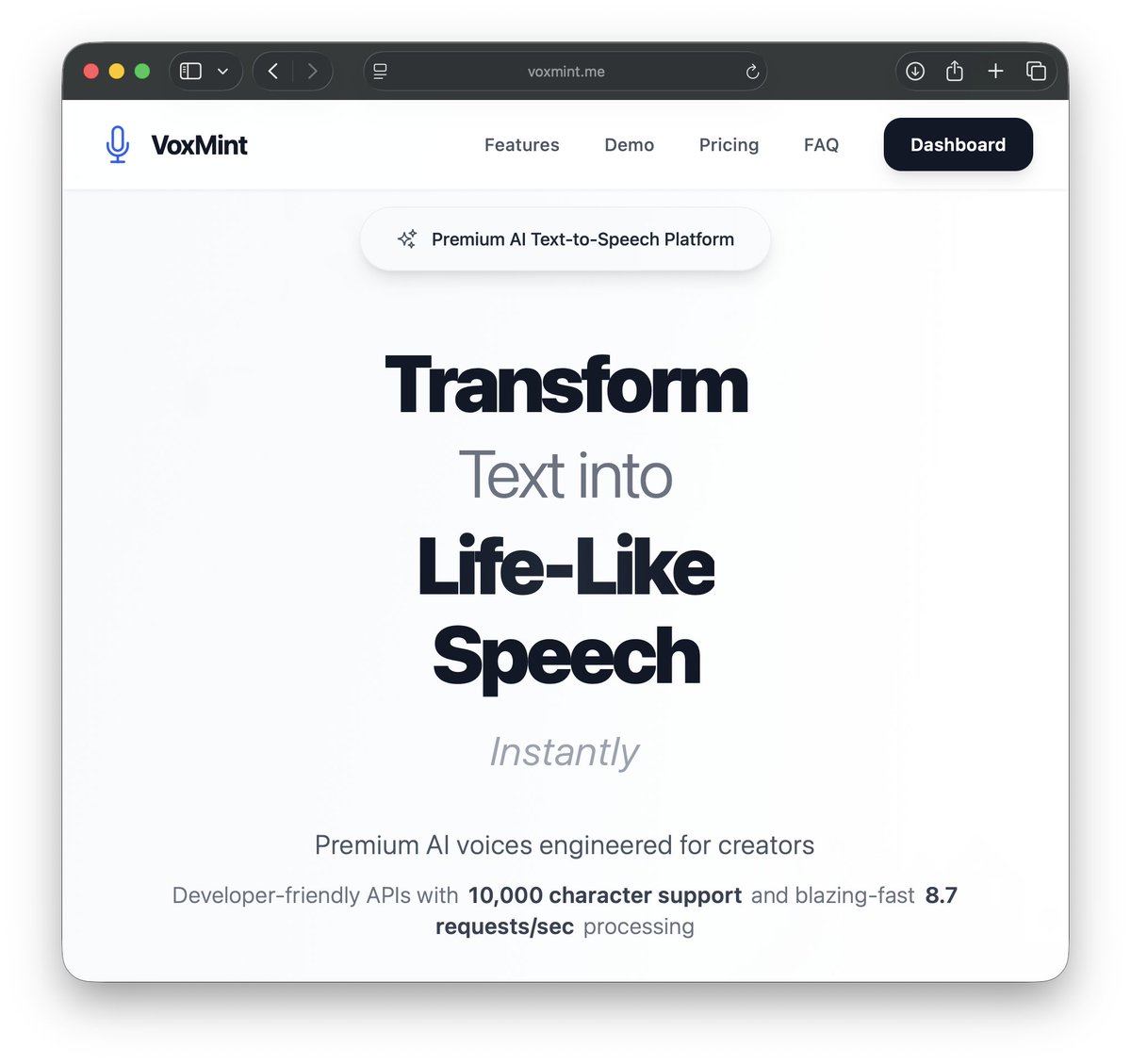 Escape_protocol's tweet image. 🎙️ Meet VoxMint — AI-powered text-to-speech that sounds real.
✔️ Ultra-natural voices
✔️ Unlimited usage
✔️ Built for developers & creators
No more robotic speech. Just crystal-clear AI voices for your apps & content.
👉 voxmint.me
#AI #TTS #VoiceTech