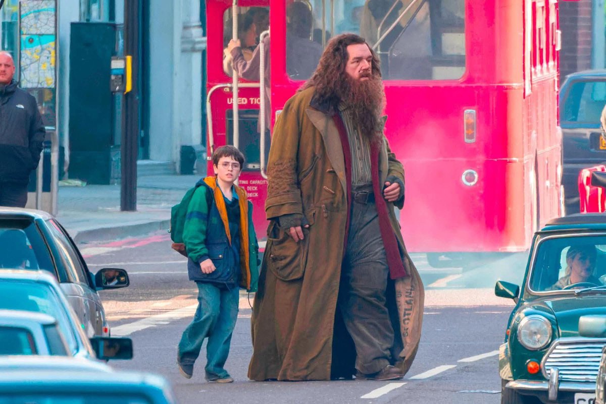 Harry and Hagrid have been spotted 🔥