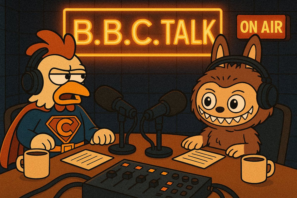 Don't miss out on episode 4 of BBC Talk!

Shill, chill, chat shit. Anything and everything.
Request the mic or just hang out w us.

Some have even started calling it "the most based space ever." Not my words.

Set a reminder for tomorrow at 4:00PM EST.
 x.com/i/spaces/1ZkJz…