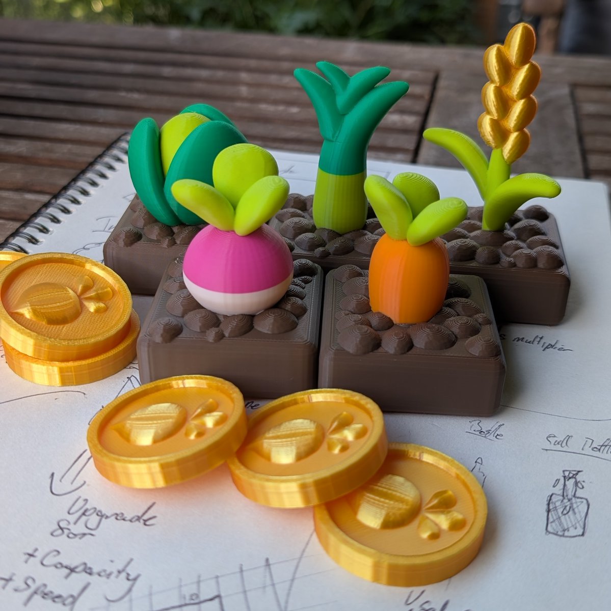 Off to Gamescom tomorrow! I've been preparing loads of decoration for the booth and stuff to give away. Also, a friend very kindly printed some 3D models from the game - and they turned out great!

I'll be in the Indie Arena Booth area. Hope to see some of you there! #gamescom