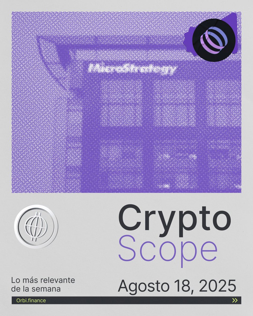 orbi_finance's tweet image. Crypto Scope Weekly 🌍

🏦 MicroStrategy emite bonos convertibles para financiar más compras de Bitcoin.

📊 Solana supera a XRP en capitalización de mercado.

🐋 Ballenas de Bitcoin acumulan activamente, según un nuevo informe.

#CryptoNews #Bitcoin #Solana #XRP
