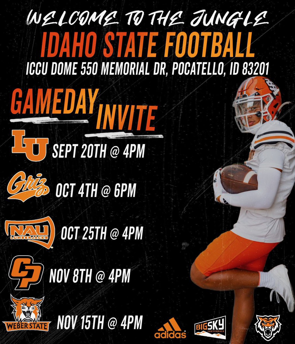 Makhi Spight (@itz_kh10) on Twitter photo Thank you <a href="/BengalGridiron/">Idaho State Football</a> and <a href="/Coach_Sully_/">Conor Sullivan</a> for the gameday invite!
AGTG⚔️
<a href="/HC_Rozy/">Chris Rosales (Coach Rozy)</a>
<a href="/BlairAngulo/">Blair Angulo</a>
<a href="/Andy_Pham1/">Andy</a>
<a href="/PrepRedzoneUT/">Prep Redzone Utah</a>
<a href="/LawrenceSanft/">Lawrence Sanft</a>
<a href="/lino_lupinetti/">Lino Lupinetti</a>
<a href="/Coach_Sully_/">Conor Sullivan</a>
<a href="/247Sports/">247Sports</a>
<a href="/Rivals_HS/">Rivals High School</a>
<a href="/TroyerNolan/">Coach T</a>
<a href="/TvilleFB/">TvilleWarriorFootball</a>
<a href="/BenMoa4/">Ben Moa</a>
<a href="/NateTuatagaloa/">Nate Tuatagaloa</a>
<a href="/qbelite/">QB Elite #becomeELITE</a> Thank you <a href="/BengalGridiron/">Idaho State Football</a> and <a href="/Coach_Sully_/">Conor Sullivan</a> for the gameday invite!
AGTG⚔️
<a href="/HC_Rozy/">Chris Rosales (Coach Rozy)</a>
<a href="/BlairAngulo/">Blair Angulo</a>
<a href="/Andy_Pham1/">Andy</a>
<a href="/PrepRedzoneUT/">Prep Redzone Utah</a>
<a href="/LawrenceSanft/">Lawrence Sanft</a>
<a href="/lino_lupinetti/">Lino Lupinetti</a>
<a href="/Coach_Sully_/">Conor Sullivan</a>
<a href="/247Sports/">247Sports</a>
<a href="/Rivals_HS/">Rivals High School</a>
<a href="/TroyerNolan/">Coach T</a>
<a href="/TvilleFB/">TvilleWarriorFootball</a>
<a href="/BenMoa4/">Ben Moa</a>
<a href="/NateTuatagaloa/">Nate Tuatagaloa</a>
<a href="/qbelite/">QB Elite #becomeELITE</a>