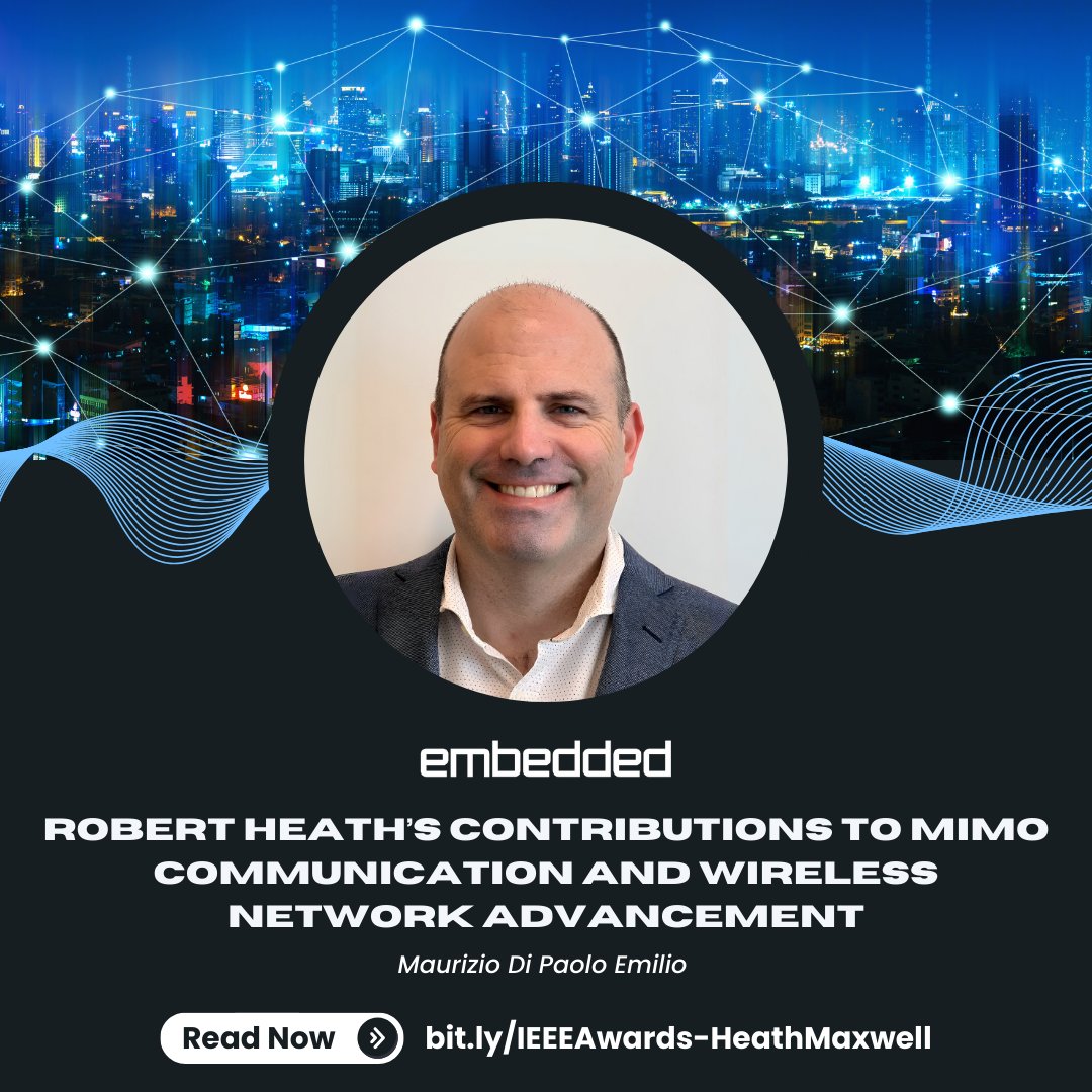 IEEE Awards (@ieeeawards) on Twitter photo ICYMI: the tech powering #5G owes a lot to <a href="/UCSanDiego/">UC San Diego</a>’s Robert W. Heath Jr., who helped pioneer #MIMO, spatial multiplexing, #mmWave & hybrid precoding. <a href="/embedded_online/">embedded.com</a>'s <a href="/EDM_eng/">Maurizio Di Paolo Emilio</a> profiles the 2025 <a href="/IEEEorg/">IEEE</a> / <a href="/RoyalSocEd/">Royal Society of Edinburgh</a> James Clerk Maxwell Medalist: bit.ly/IEEEAwards-Hea… ICYMI: the tech powering #5G owes a lot to <a href="/UCSanDiego/">UC San Diego</a>’s Robert W. Heath Jr., who helped pioneer #MIMO, spatial multiplexing, #mmWave & hybrid precoding. <a href="/embedded_online/">embedded.com</a>'s <a href="/EDM_eng/">Maurizio Di Paolo Emilio</a> profiles the 2025 <a href="/IEEEorg/">IEEE</a> / <a href="/RoyalSocEd/">Royal Society of Edinburgh</a> James Clerk Maxwell Medalist: bit.ly/IEEEAwards-Hea…