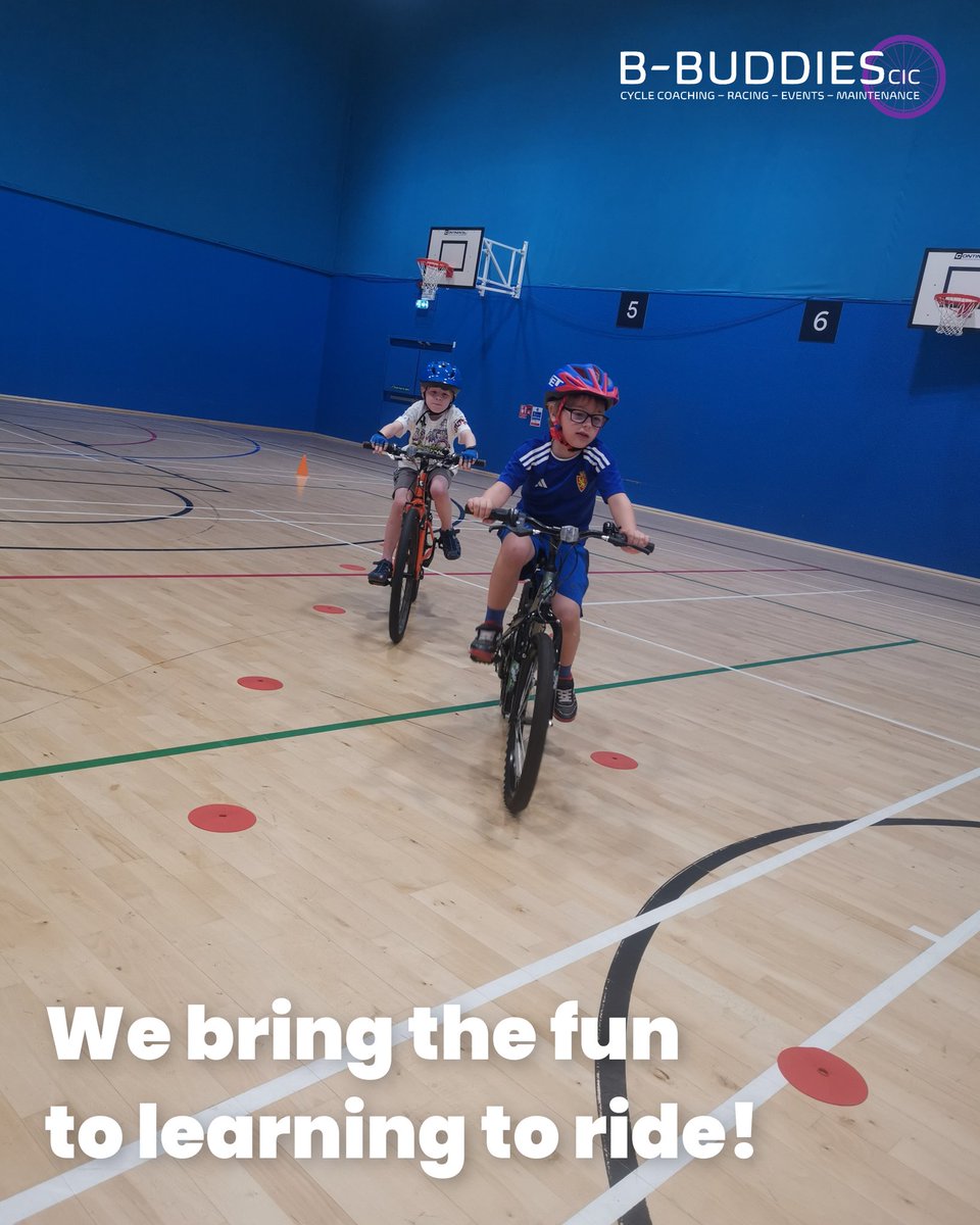 Learn to ride the fun way with our Biking Buddies Courses! These 4 week courses are filled with games, challenges and different activities that are bespoke to the riders within the group and their preferred method of learning! ☺️

4 week course £42.50 
Bike hire £15.00 per course