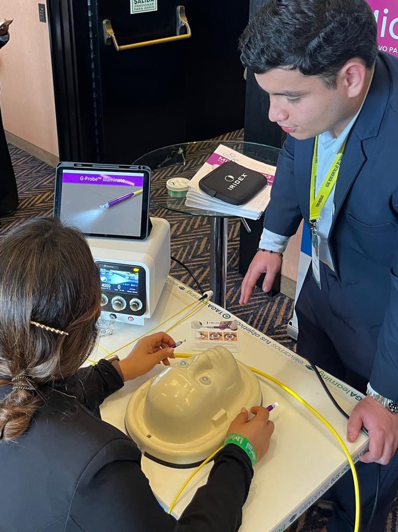 IRIDEX's tweet image. At the Peruvian Congress of Ophthalmology, Iridex proudly stood alongside our new partner in Peru, TAGACORP distributor of our Cyclo G6® Laser System.

For product details or distributor information, visit iridex.com

#Iridex #MicroPulse #Ophthalmolgy #Glaucoma