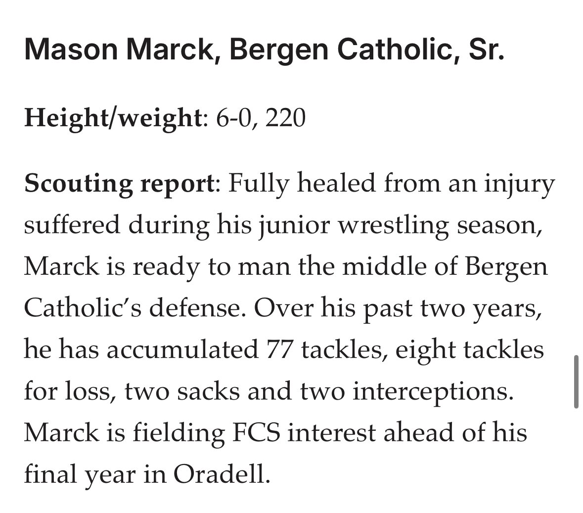 Mason Marck tweet media