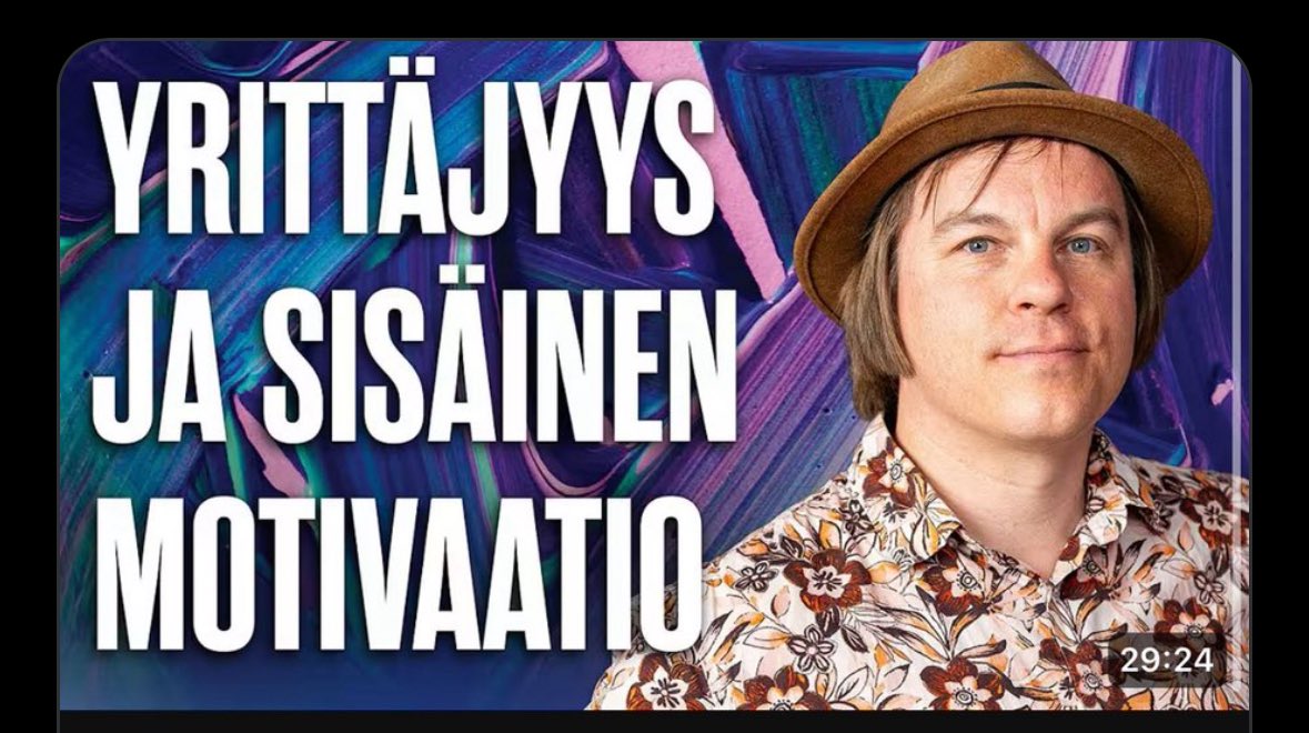 Timo Ahopelto (@timomj) on Twitter photo Minua pohdituttaa yrittäjän motivaatio. Keskustelua tästä <a href="/FrankMartela/">Frank Martela</a> ja <a href="/jyri/">Jyri Engeström</a> kanssa.
open.spotify.com/episode/3PUbMt… Minua pohdituttaa yrittäjän motivaatio. Keskustelua tästä <a href="/FrankMartela/">Frank Martela</a> ja <a href="/jyri/">Jyri Engeström</a> kanssa.
open.spotify.com/episode/3PUbMt…
