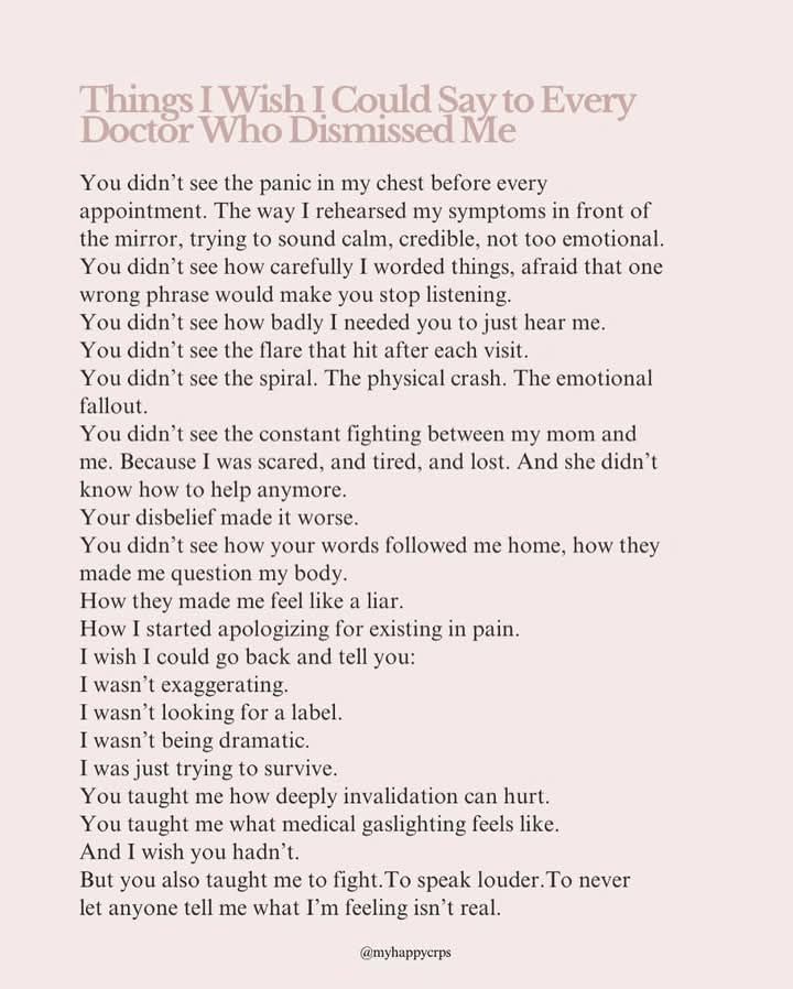 Kristina Osobka (@chronicallytina) on Twitter photo Maybe we should create a patient led site that is like a YELP.
A site where we rate them on their knowledge of MECFS, LC and the dumpster fire it creates. I just had to FIRE most of my care team for their total disrespect of MECFS patients.
<a href="/HenryFordHealth/">Henry Ford Health</a> I'm looking at YOU. Maybe we should create a patient led site that is like a YELP.
A site where we rate them on their knowledge of MECFS, LC and the dumpster fire it creates. I just had to FIRE most of my care team for their total disrespect of MECFS patients.
<a href="/HenryFordHealth/">Henry Ford Health</a> I'm looking at YOU.