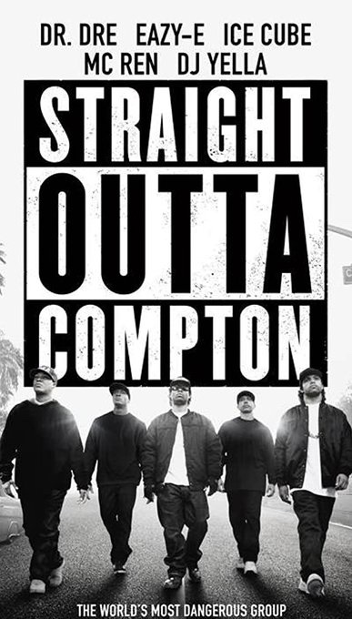 WMM160's tweet image. Thread sur le film biopic du groupe NWA "Straight Outta Compton" et les scènes fausses et romancées

#nwa
#compton
#eazye
#drdre
#icecube
#djyella
#mcren
