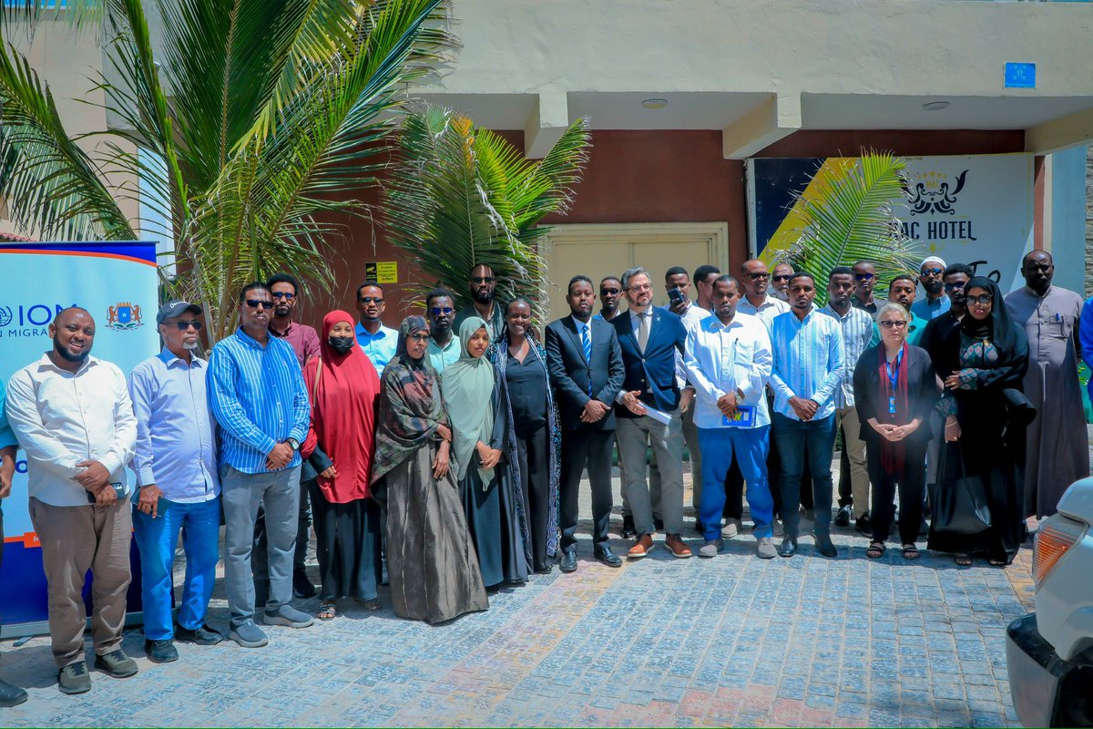 Ministry of Labour and Social Affairs (@somaliamolsa) on Twitter photo Today, Minister <a href="/HonYusufMohamed/">Yusuf Mohamed Adan</a> launched training in #Mogadishu for Overseas Recruitment Agencies on IRIS, a global standard that promotes ethical recruitment & migrant worker protection, ensuring Somali workers abroad are treated with dignity under national & intl labour laws. Today, Minister <a href="/HonYusufMohamed/">Yusuf Mohamed Adan</a> launched training in #Mogadishu for Overseas Recruitment Agencies on IRIS, a global standard that promotes ethical recruitment & migrant worker protection, ensuring Somali workers abroad are treated with dignity under national & intl labour laws.