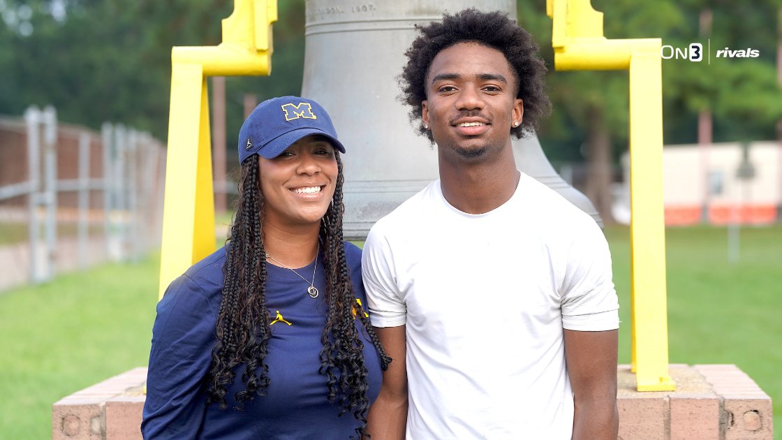 "EJ Holland" (@ejhollandon3) on Twitter photo βItβs been hard for her, but sheβs always been there for me throughout this process and with everything in life."
Rivals300 Michigan WR commit Travis Johnson has a special bond with his mother & has been fueled by her unwavering support #GoBlue (FREE). on3.com/teams/michiganβ¦ βItβs been hard for her, but sheβs always been there for me throughout this process and with everything in life."
Rivals300 Michigan WR commit Travis Johnson has a special bond with his mother & has been fueled by her unwavering support #GoBlue (FREE). on3.com/teams/michiganβ¦