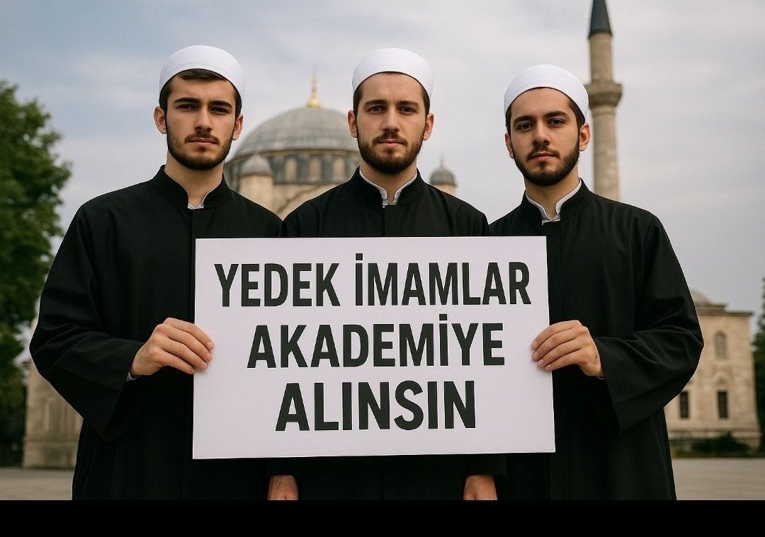 Muharrem Güldal (@guldal354) on Twitter photo 📌 Liyakatla hak edenler yedekte kalmamalı. Akademi alımı mülakatsız yapılmalıı.
#DiyanetYedekİmamınVar
<a href="/RTErdogan/">Recep Tayyip Erdoğan</a> <a href="/DIBAliErbas/">Prof. Dr. Ali Erbaş</a> @DiyanetBasin <a href="/HMBakanligi/">T.C. Hazine ve Maliye Bakanlığı</a> <a href="/memetsimsek/">Mehmet Simsek</a> <a href="/MhpTbmmGrubu/">MHP TBMM Grubu #MHP</a> <a href="/dbdevletbahceli/">Devlet Bahçeli</a> <a href="/necmettincalisk/">Doç. Dr. Necmettin ÇALIŞKAN</a> <a href="/FarukDinc_/">Faruk Dinç</a> 📌 Liyakatla hak edenler yedekte kalmamalı. Akademi alımı mülakatsız yapılmalıı.
#DiyanetYedekİmamınVar
<a href="/RTErdogan/">Recep Tayyip Erdoğan</a> <a href="/DIBAliErbas/">Prof. Dr. Ali Erbaş</a> @DiyanetBasin <a href="/HMBakanligi/">T.C. Hazine ve Maliye Bakanlığı</a> <a href="/memetsimsek/">Mehmet Simsek</a> <a href="/MhpTbmmGrubu/">MHP TBMM Grubu #MHP</a> <a href="/dbdevletbahceli/">Devlet Bahçeli</a> <a href="/necmettincalisk/">Doç. Dr. Necmettin ÇALIŞKAN</a> <a href="/FarukDinc_/">Faruk Dinç</a>