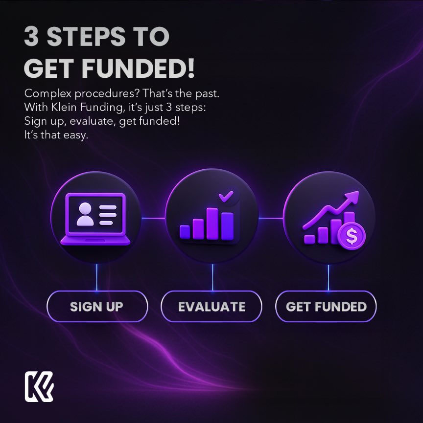 $200K+ funded accounts on <a href="/KleinFunding/">Klein Funding</a> might be the easiest bag you’ll ever secure

1.sign up → kleinfunding.com/ref/3274
2.pass the eval (nothing crazy)
3.boom… you trade with six-figure capital

use code MANDO for 25% off

who’s really built for this?
