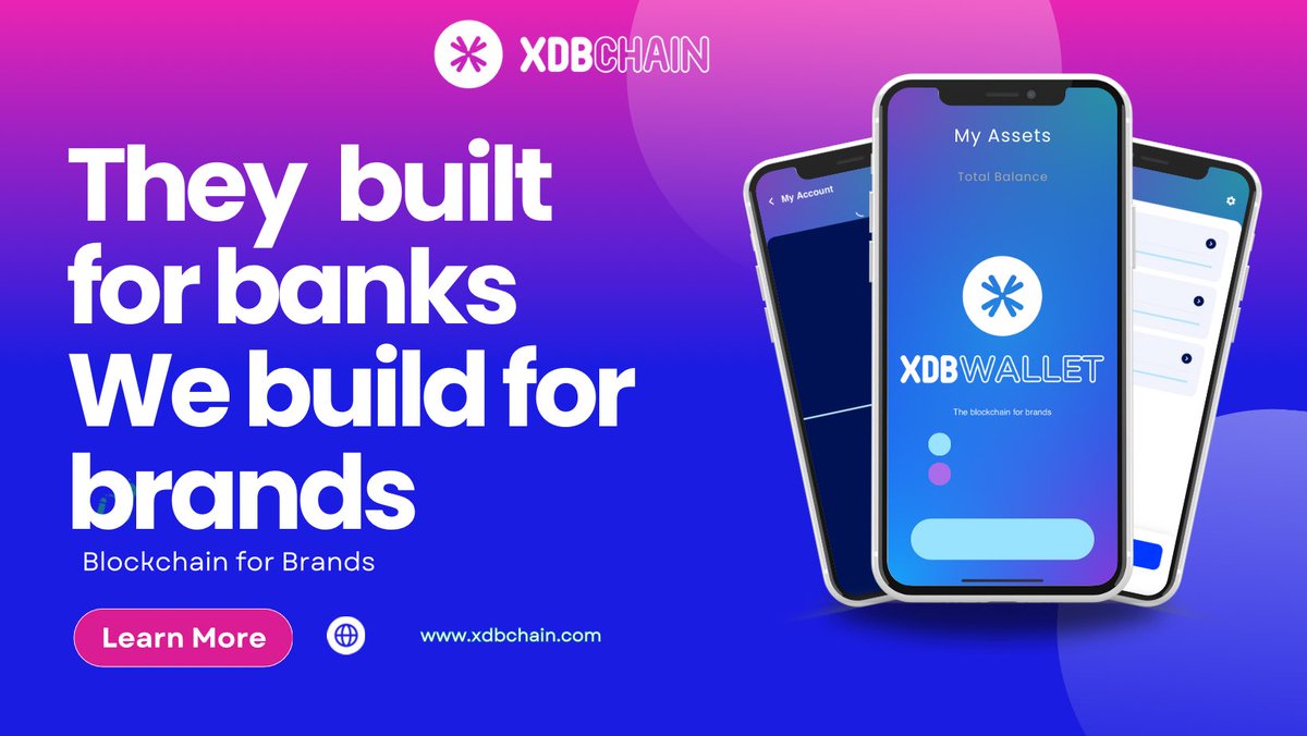 JussSef's tweet image. 🚨The Blockchain for Brands is here → #XDBChain ⚡‼️

✅Built on #Stellar ($XLM) speed
✅Inspired by #Ripple ($XRP) utility.
✅ Ready for #ISO20022 global adoption. 🌐

✅️From Payments to Loyalty
 to REAL-WORLD USE CASES …
$XDB is where business meets blockchain ‼️📈
#Crypto…