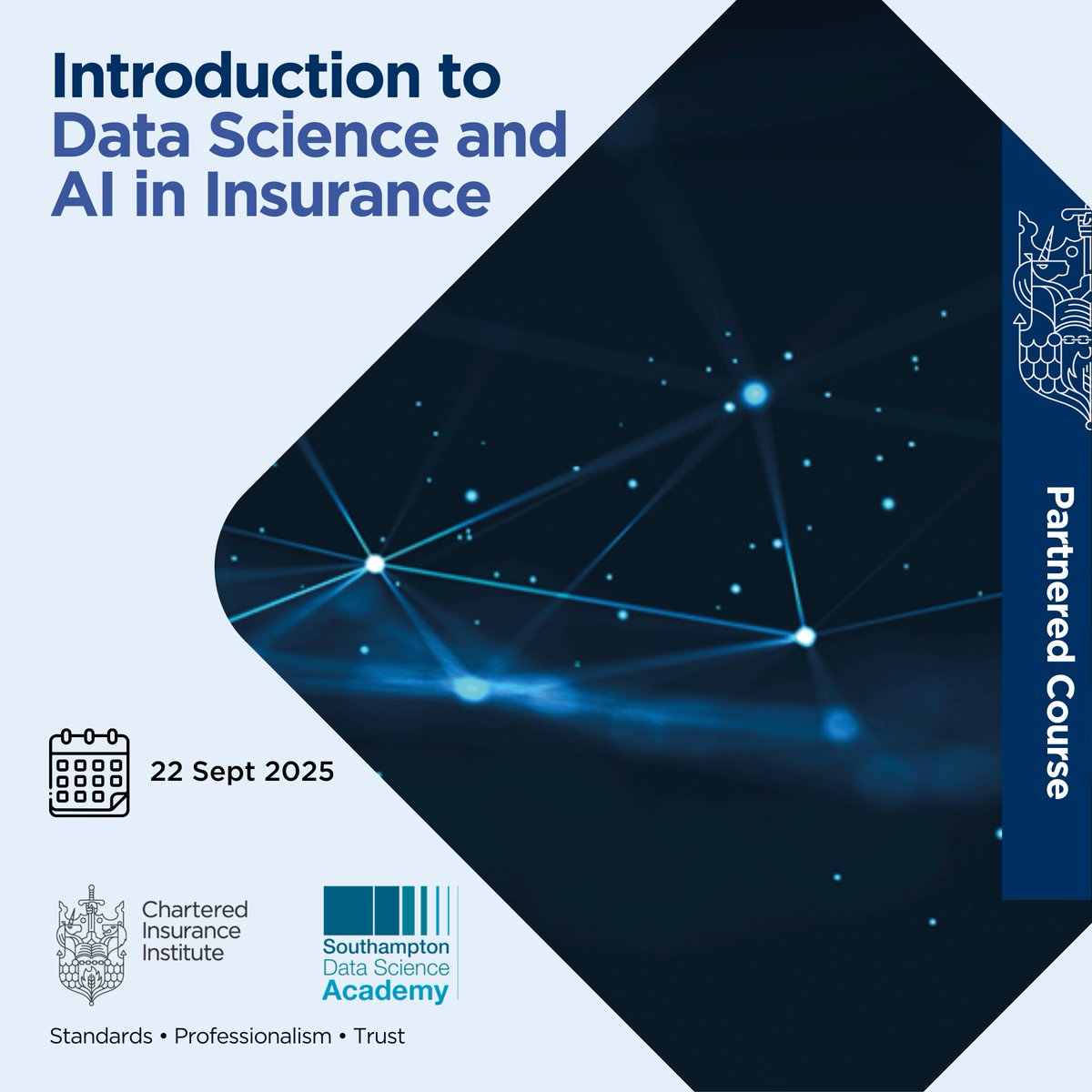 Do you want to enhance your knowledge of Data Science and Artificial Intelligence (AI) in Insurance? Learn more about collecting, analysing and reporting on large datasets to help make informed decisions.

📅 22 Sept 2025

View course details: ow.ly/ysgY50VrJ0a